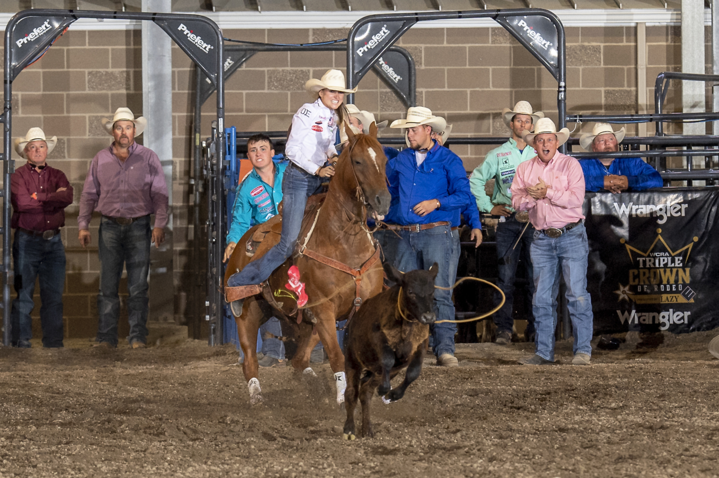 Clutch Record Run Delivers Gold Medal To Cajun Breakaway Roping Phenom