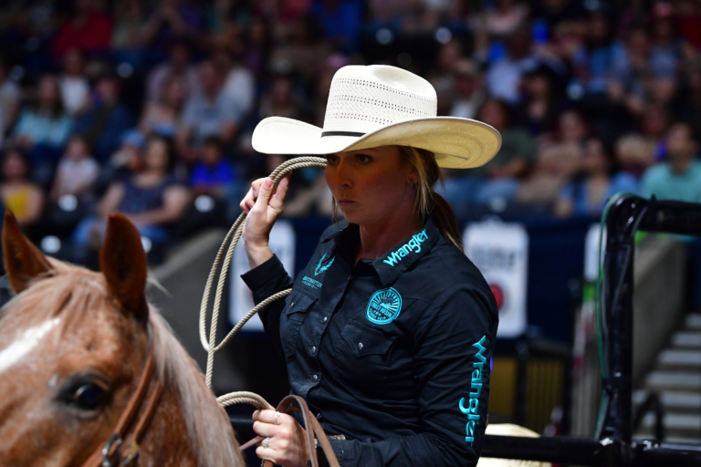 Erika Frost Makes her Mark on WCRA, PRCA Trail World Champions Rodeo