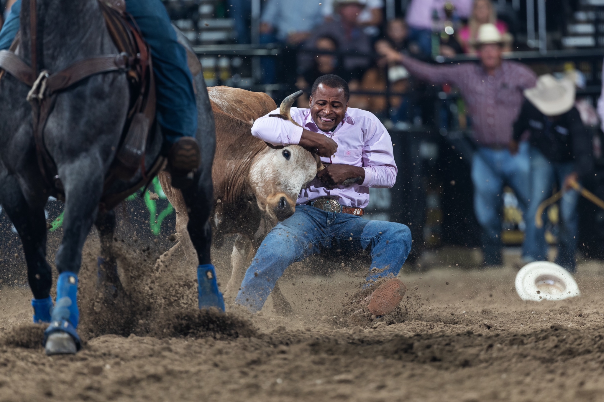 Truckers Deliver Steer Wrestling Headlines at Rodeo Corpus Christi ...