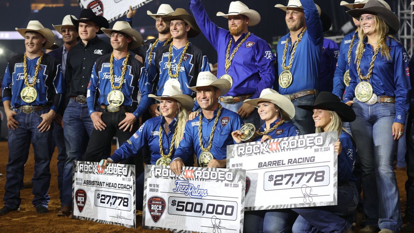 Free Riders Win First-Ever Kid Rock’s Rock N Rodeo at AT&T Stadium in Arlington, Texas